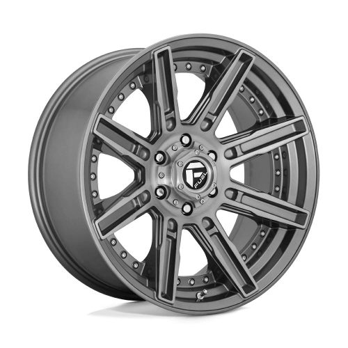 Alloy Wheel 20x9 ET1 6x139,7 D710 Rogue Platinum Brushed GUN Metal Tinted Clear Fuel