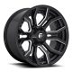 Alloy Wheel 20x9 ET1 5x127/5x139.7 D711 Rage Gloss Black Milled Fuel