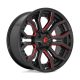 Alloy Wheel 20x9 ET1 6x135/6x139,7 D712 Rage Gloss Black RED Tinted Clear Fuel