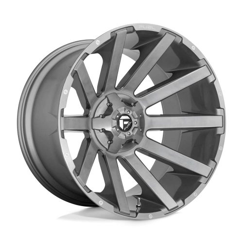 Alloy Wheel 20x10 ET-18 8x165.1 D714 Contra Platinum Brushed GUN Metal Tinted Clear Fuel