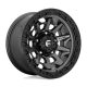 Alloy Wheel 17x9 ET-12 6x139.7 D716 Covert Matte GUN Metal Black Bead Ring Fuel