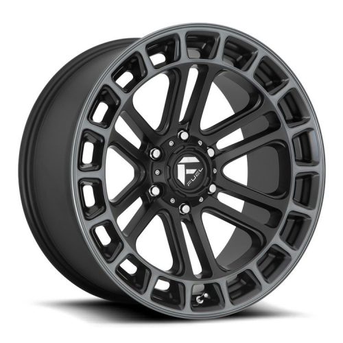 Alloy Wheel 20x9 ET1 6x139,7 D720 Heater Matte Black/Double Dark Tint Machined Fuel