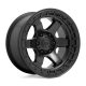 Alloy Wheel 17x9 ET1 5x127 D750 Block Matte Black W/ Black Ring Fuel