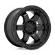 Alloy Wheel 18x9 ET20 5x127 D750 Block Matte Black W/ Black Ring Fuel