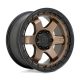 Alloy Wheel 18x9 ET-12 5x127 D751 Block Matte Bronze W/ Black Ring Fuel