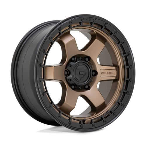 Alloy Wheel 18x9 ET-12 6x139,7 D751 Block Matte Bronze W/ Black Ring Fuel