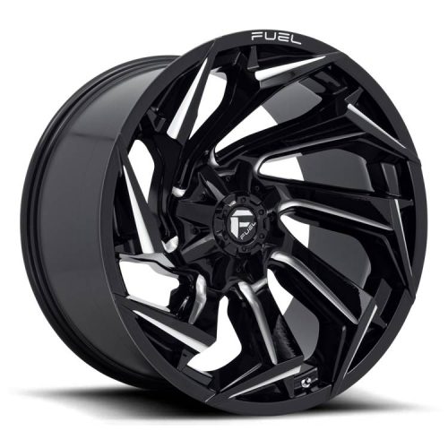 Alloy Wheel 22x10 ET-18 6x135/6x139,7 D753 Reaction Gloss Black Milled Fuel