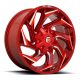 Alloy Wheel 20x10 ET-18 5x114.3/5x127 D754 Reaction Candy RED Milled Fuel