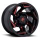 Alloy Wheel 20x9 ET20 5x114.3/5x127 D755 Reaction Gloss Black/Red Tint Fuel