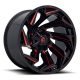 Alloy Wheel 22x10 ET-18 6x135/6x139,7 D755 Reaction Gloss Black Milled W/ RED Tint Fuel