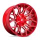 Alloy Wheel 22x10 ET-18 8x165.1 D771 Twitch Candy RED Milled Fuel