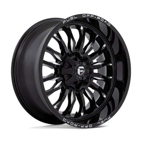 Alloy Wheel 22x10 ET-18 6x135/6x139.7 D795 ARC Gloss Black Milled Fuel