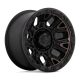 Alloy Wheel 17x9 ET1 5x127 D824 Traction Matte Black W/ Double Dark Tint Fuel