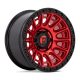 Alloy Wheel 17x9 ET-12 5x127 D834 Cycle Candy RED W/ Black Ring Fuel