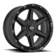 Alloy Wheel 17x9 ET0 5x127/5x139.7 KM101 Tempo Satin Black KMC