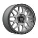 Alloy Wheel 18x8.5 ET35 5x127 KM535 Grenade Off-road Matte Gray W/ Matte Black LIP KMC