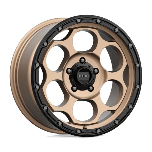 Alloy Wheel 18x8.5 ET18 5x127 KM541 Dirty Harry Matte Bronze W/ Black LIP KMC