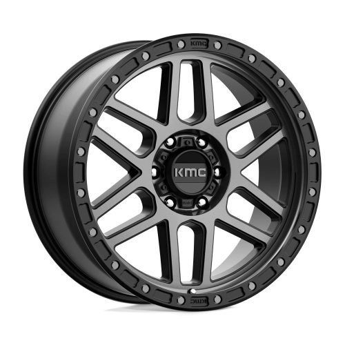 Alloy Wheel 20x9 ET0 6x139.7 KM544 Mesa Satin Black W/ Gray Tint KMC