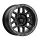 Alloy Wheel 17x8.5 ET0 6x139,7 KM544 Mesa Satin Black W/ Gloss Black LIP KMC