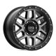 Alloy Wheel 17x9 ET18 6x139,7 KM544 Mesa Satin Black W/ Gray Tint KMC