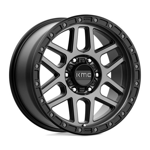 Alloy Wheel 18x9 ET18 6x114.3 KM544 Mesa Satin Black W/ Gray Tint KMC