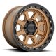 Alloy Wheel 20x9 ET18 5x127 KM548 Chase Matte Bronze W/ Black LIP KMC