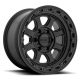 Alloy Wheel 20x9 ET18 5x127 KM548 Chase Satin Black W/ Gloss Black LIP KMC