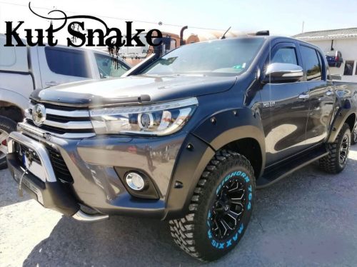 Kut Snake plastic fender flares Toyota Hilux Rocco 2019+ 75 mm