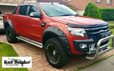 Kut Snake MONSTER plastic fender flares Ford Ranger PX 95mm