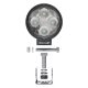 OSRAM Round VX80-WD LEDDL119-WD 12/24V 7,5W reflector work light