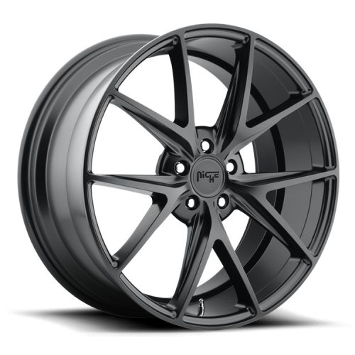 Alloy Wheel 19x8.5 ET45 5x114.3 M117 Misano Matte Black Niche Road Wheels