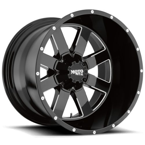 Alloy Wheel 17x10 ET-24 6x135/6x139,7 MO962 Gloss Black Milled Moto Metal