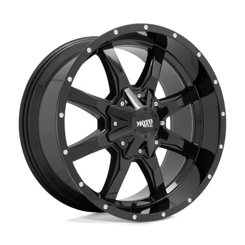 Alloy Wheel 20x10 ET-24 6x135/6x139,7 MO970 Gloss Black W/ Milled LIP Moto Metal