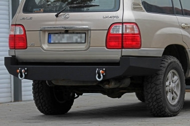 More4x4 Rear Steel Bumper for Toyota Land Cruiser J100.