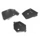 More4x4 steel skid plate kit for Mitsubishi L200, Fiat Fullback (2015-) with factory bumper (3pcs/kit)