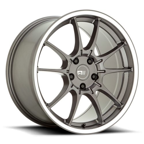 Alloy Wheel 19x8.5 ET42 5x108 MR152 SS5 Gunmetal W/ Machined LIP Motegi Racing