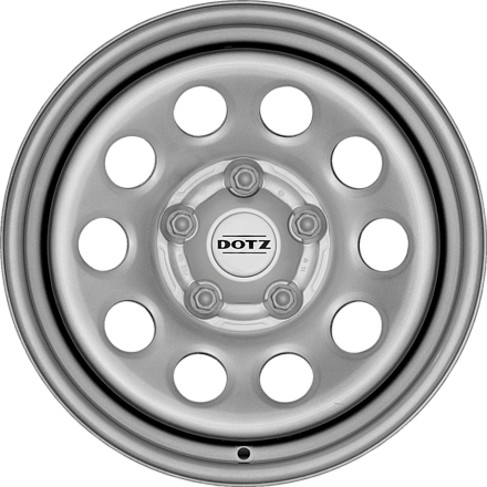 DOTZ Survival Modular 4x4 steel wheel - 7x16/ET30 - silver