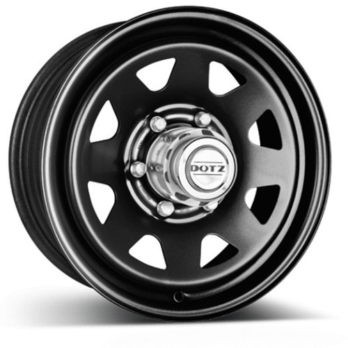 DOTZ Survival Pharao Dark 4x4 steel wheel - 6x15/ET45 - black