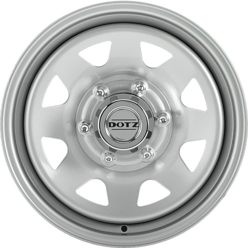 DOTZ Survival Pharao 4x4 steel wheel - 6x15/ET45 - silver