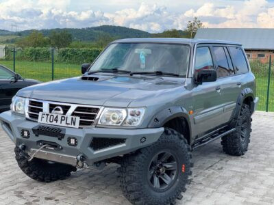 Steel front bumper for Nissan Patrol Y61