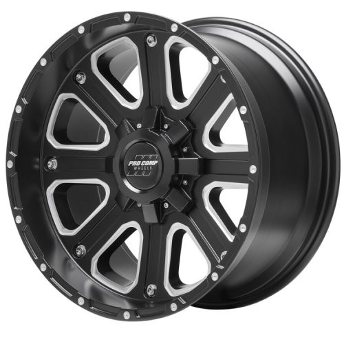 Alloy Wheel 17x9 ET-6 5x127 72 Series Axis Satin Black Pro Comp