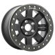 Alloy Wheel 17x9 ET-6 5x127 75 Series Trilogy Beadlock Satin Black Pro Comp