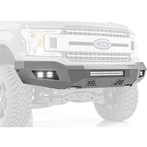 Rough Country Front steel bumper with LED lights - Ford F150 18-20