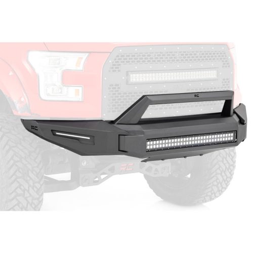 Rough Country Front steel bumper with skidplate - Ford  F150 15-17