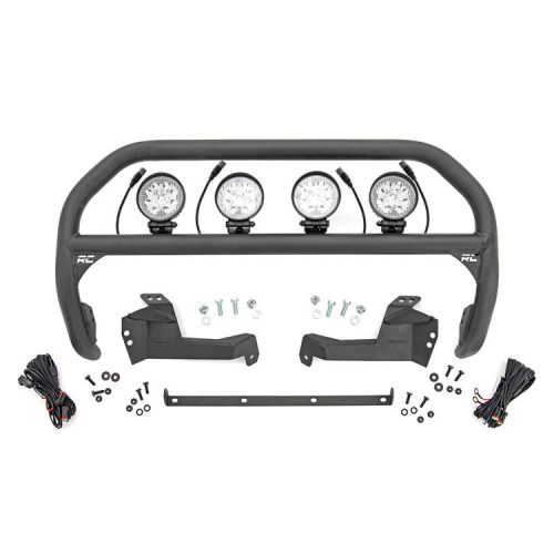 Rough Country Bull bar with LED round lights - Ford Bronco Sport 21->