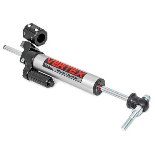 Rough Country Vertex 1-3/8" Tie Rod Steering stabilizer - Jeep Wrangler JK 2 Door 07-18; Wrangler JK 4 Door 07-18