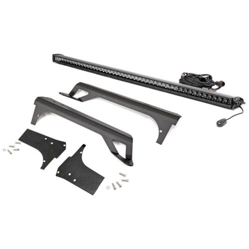 Rough Country Black Series LED light bar 50", white DRL - Jeep Wrangler TJ 97-06;Wrangler LJ 04-06