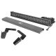 Rough Country Black Series LED light bar 30", white DRL - Toyota FJ Cruiser 07-14