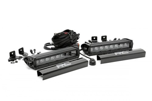 20 cm LED Lights Bar Black Panel Rough Country (pair)