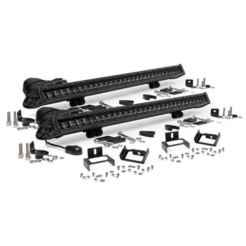 Rough Country Black Series LED light bar 30" - Ford F250 11-16;F350 11-16